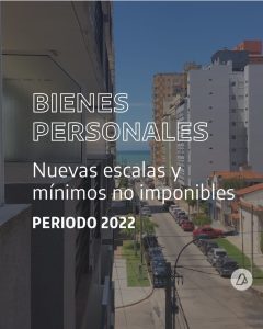 Impuesto sobre los bienes personales Nuevos montos mínimos y escalas para la determinación del impuesto